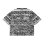 Barrage [PREMIUIM] Washed Striped T-shirt