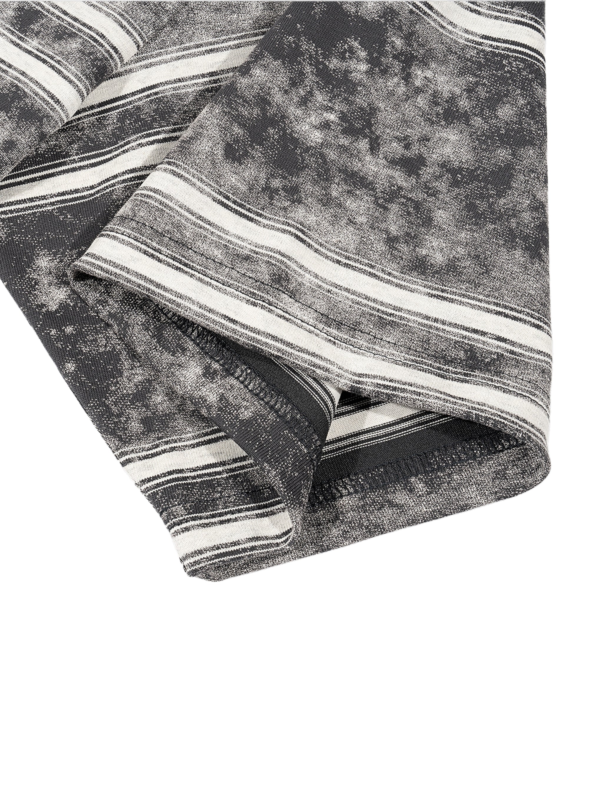 Barrage [PREMIUIM] Washed Striped T-shirt